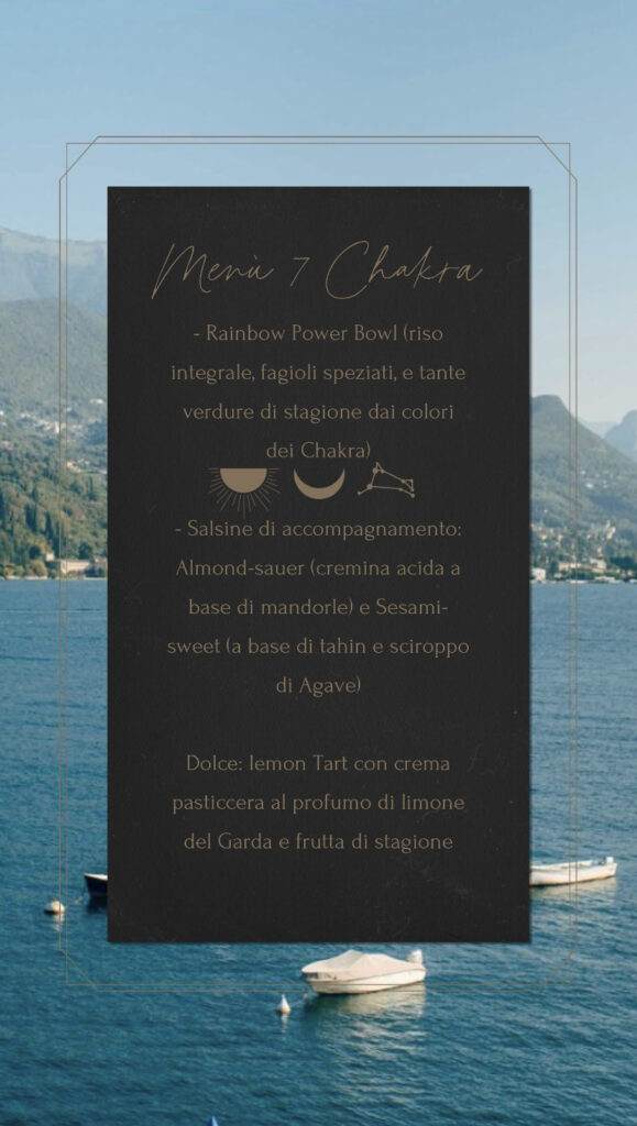 Menù 7 Chakra